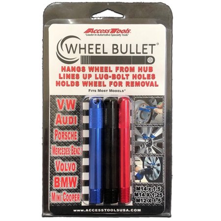 ACCESS TOOLS Wheel Bullet 3Ct WB3